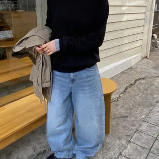 Serene Curved Balloon Denim