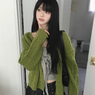 Ravel Twisted Knit Cardigan