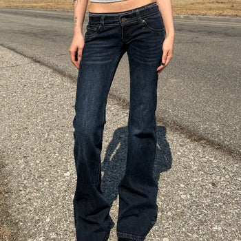 2000s Low-rise denim pants