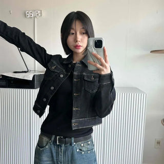 Basic Short Denim Jacket