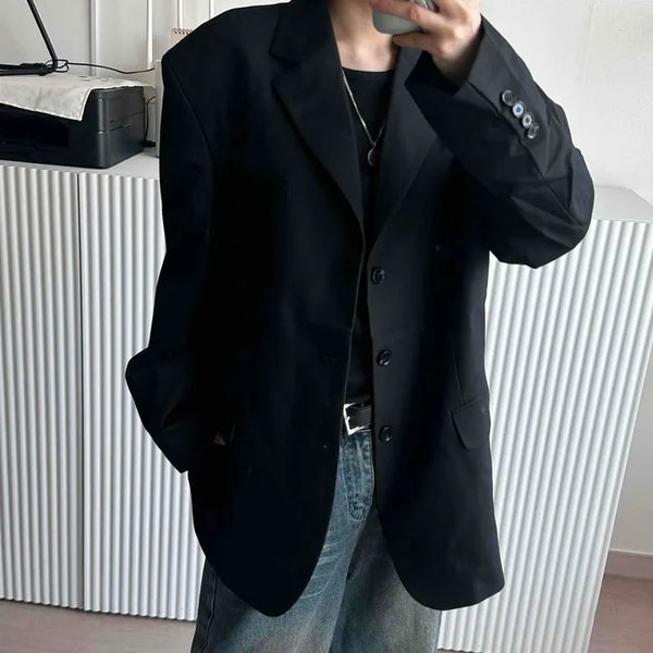 Classic Tailored Oversized Single Jacket