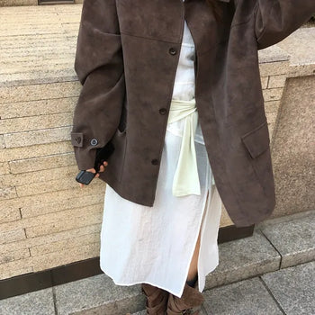 *Mu&d* Safari Suede Coat
