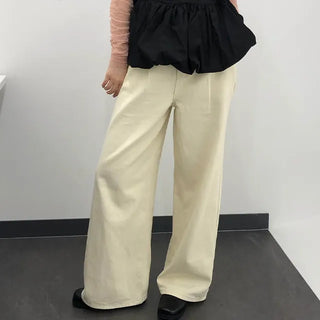 K Double Back Pocket Wide Pants