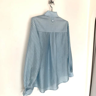 Melo Stripe Tab Oversized Shirt