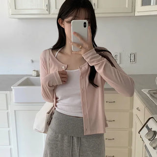Soft Round Ribbed Cardigan