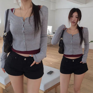 Telosi U-neck Cardigan