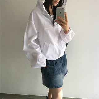 Palot High-Neck Hooded Windbreaker