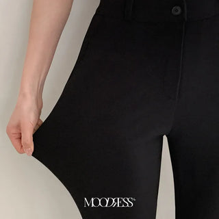Easy Tension Bootcut Elastic Waist Slacks
