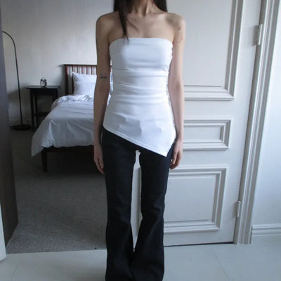 Indigo Stitch Low Bootcut Pants