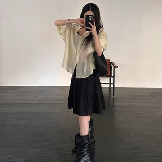Petal Midi Skirt