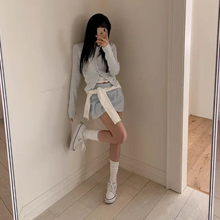 Spring Check Skirt