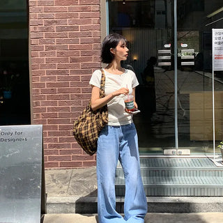 Zerove Wide Bootcut Denim Pants