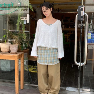 Corinne Loose V-neck Knit