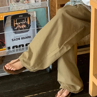 Almond banding flip-flops slippers