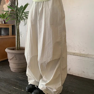 Forenz Nylon Wide Parachute Pants