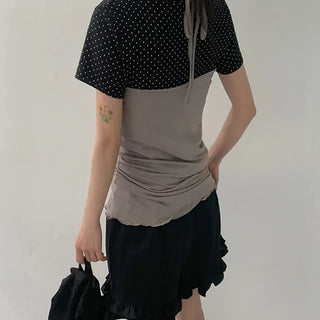 Loen Halter Strap Asymmetrical Long Sleeveless