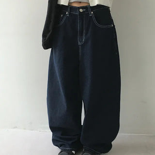 Isid Patch Wide Balloon Cotton Pants