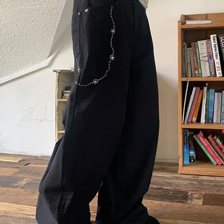 Innos Wide Balloon Fit Denim Pants