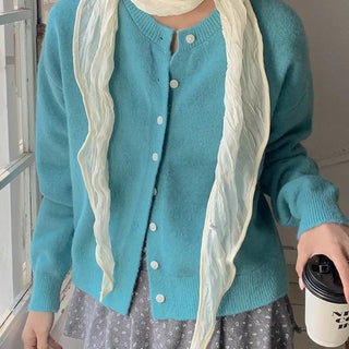Arles Loose-fit Hairy Cardigan