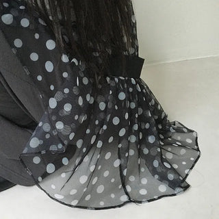 Swaying Layered Dot Tiered Sleeveless Dress