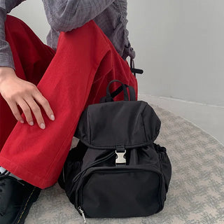 Kibo Pocket Buckle Backpack
