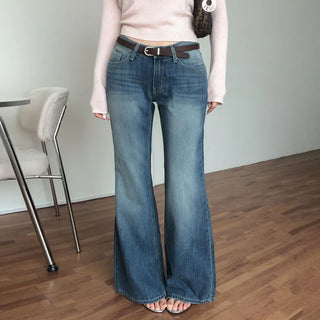 Payon Low denim bootcut pants