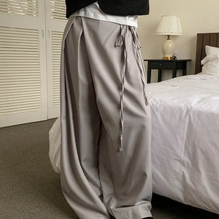 SEVENTEEN Two-Button Wrap Wide Pants