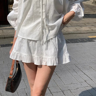 Loev Frill Mini Skirt
