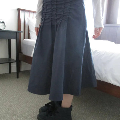 Voluminous Shirred Skirt (3 colors)