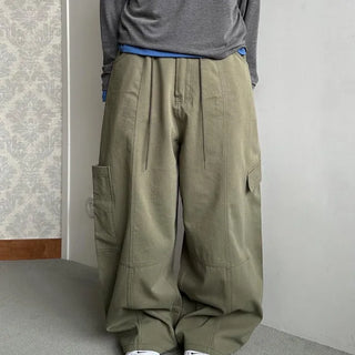 [UNISEX] Betel Strap Wide Pants