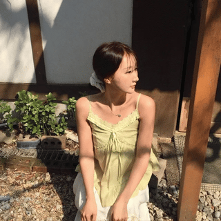 Bonji Ruffle Ribbon Tank Top