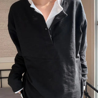 Vintage Henley Light Long Sleeve