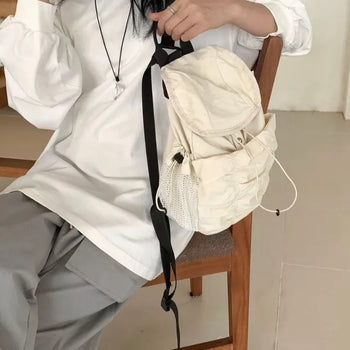 Cute Shirring Backpack