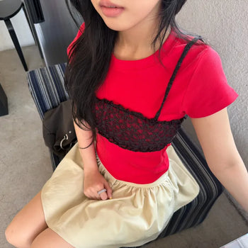 Flower Lace Bustier