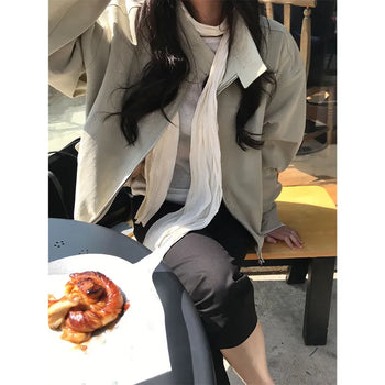 High-neck Blouson Jacket (2 colors)