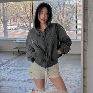 Grichen Two-Way Zip-Up Hoodie