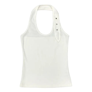EYELET HALTER TOP Eyelet Halter Top