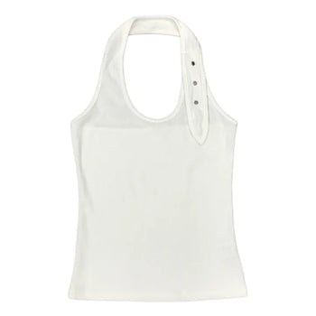 EYELET HALTER TOP Eyelet Halter Top