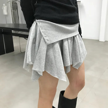 FOLDED FLARE SK Folding Flare Skirt