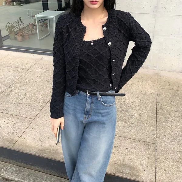 Tweed Cardigan Set