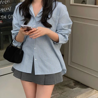 Milkia Oversized Check Shirt