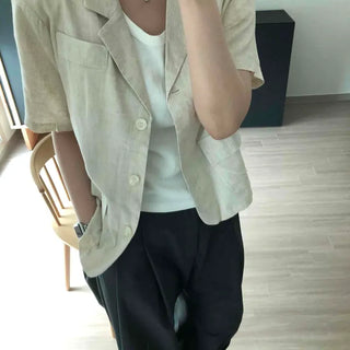 Short Sleeve Tailored Short Jacket