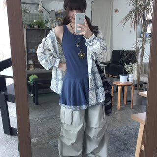 (Salanta Item/Under the Air Conditioner) Paisley Embroidered Shirt