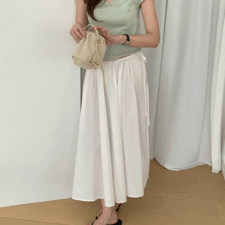 Mute flare skirt