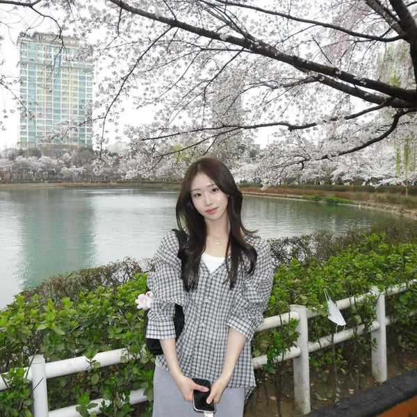 Mini Check Loose Fit Long Sleeve Shirt