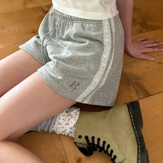 Leona Lace Track Shorts