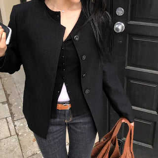 Serena Peplum Tweed Jacket