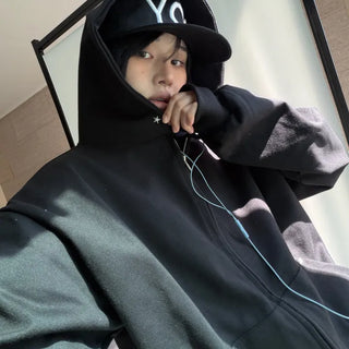 Star Stud Zip Hoodie