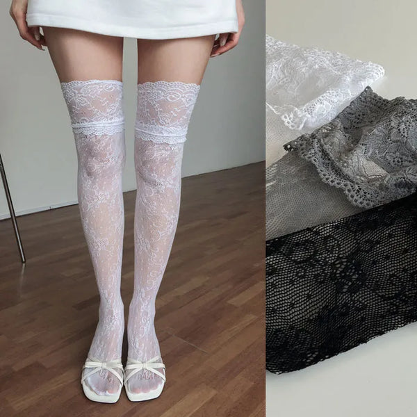 Kerik lace knee socks