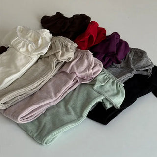 Hidiz Ruffle Color Leg Warmers